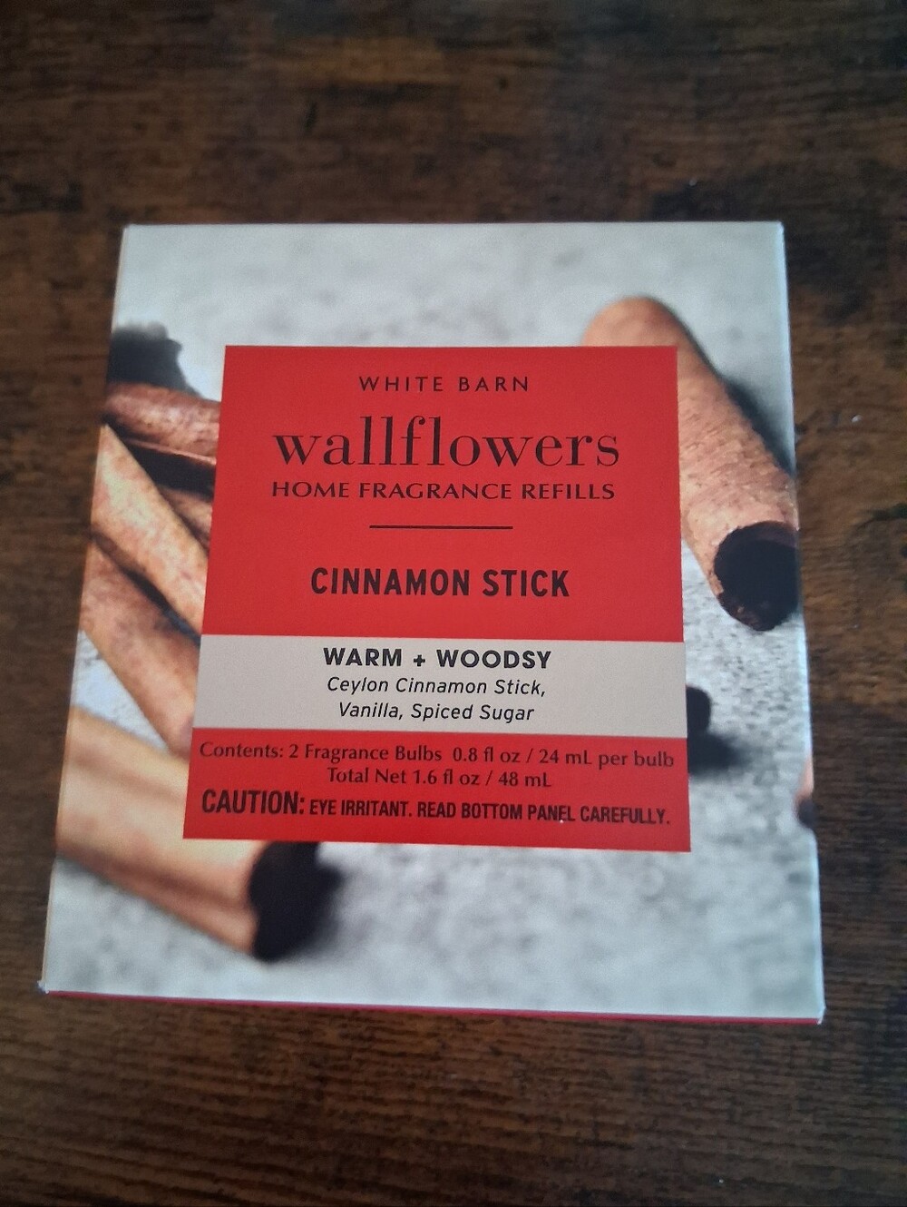 Bath & Body Works 2 NEW Wallflower Refills pack of 2 Cinnamon Stick NIB
